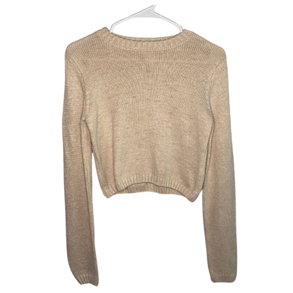 NWT Garage Lauren Cropped Sweater - Picture 3 of 4